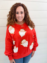 Load image into Gallery viewer, Santa Smiles Sweatshirt