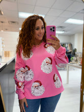 Load image into Gallery viewer, Santa Sparkle Sweatshirt