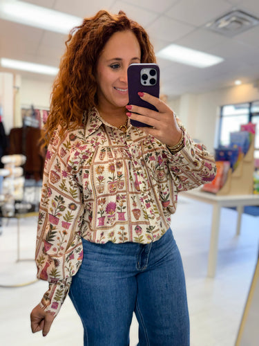 Botanical Charm Top