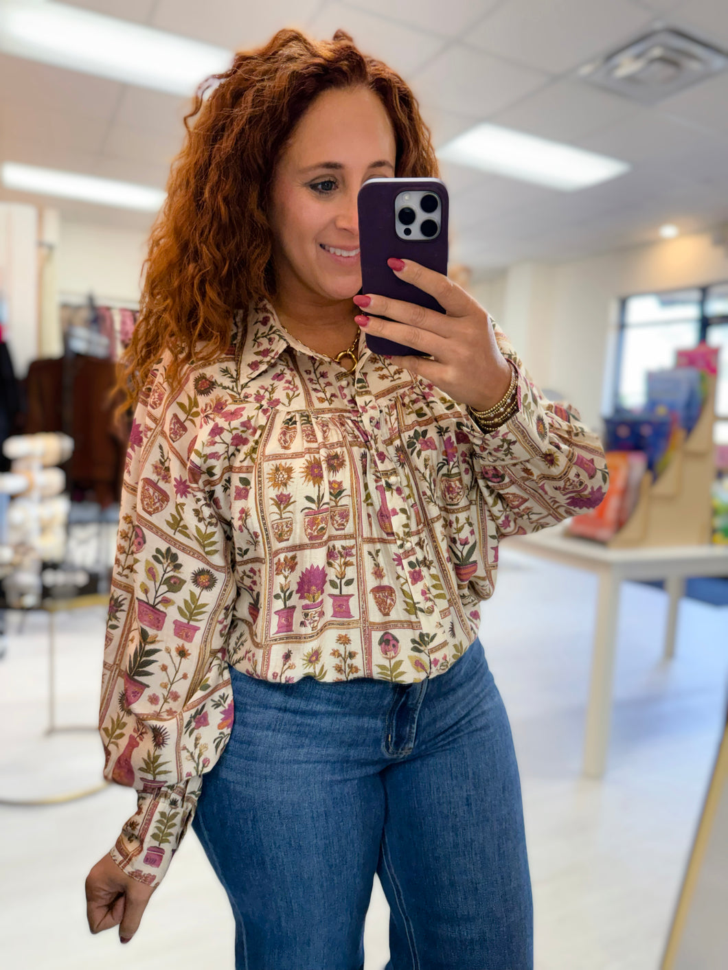 Botanical Charm Top