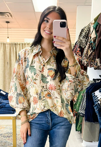 Vintage Bloom Top