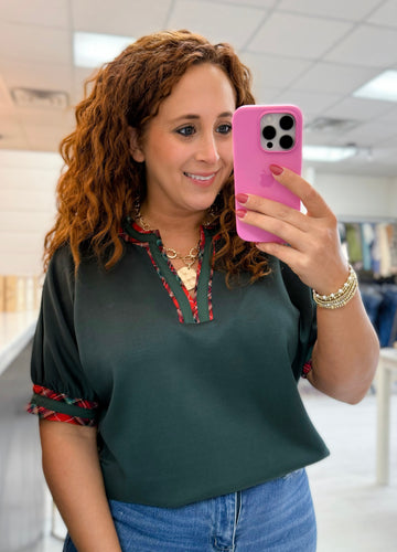 Mistletoe Magic Top
