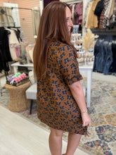 Load image into Gallery viewer, Autumn Bloom Shirt Dress