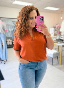 Basic V Neck Top