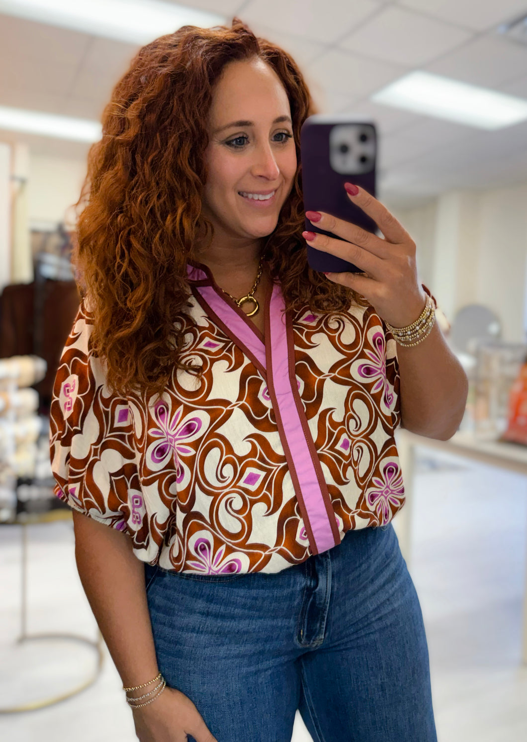 Retro Bloom Top