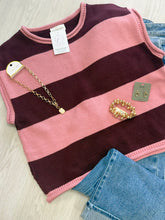 Load image into Gallery viewer, Berry Bliss Stripe Top
