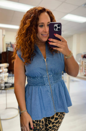 Denim Darling Top