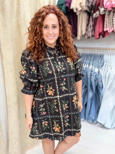 Garden Grid Dress