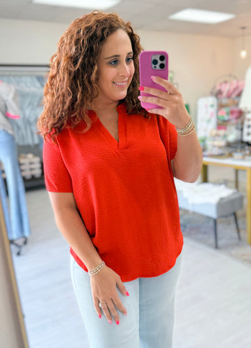 Basic V Neck Top
