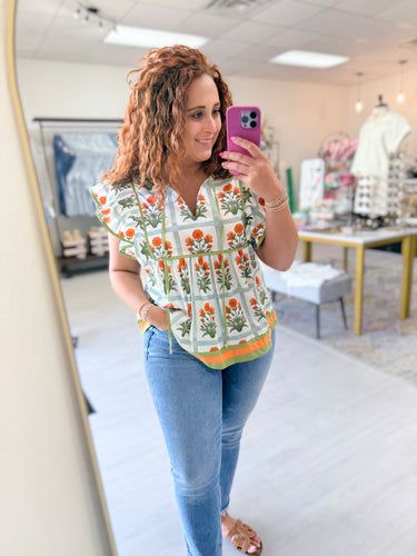 Marigold Meadows Top