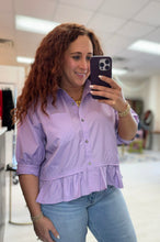 Load image into Gallery viewer, Sweet &amp; Structured Peplum Top