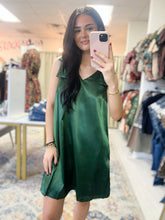 Load image into Gallery viewer, Wrapped In Satin Dress