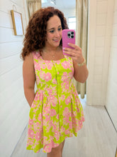Load image into Gallery viewer, Pink Lemonade Garden Dress