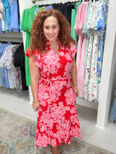 Load image into Gallery viewer, Rosé Garden Midi Dress