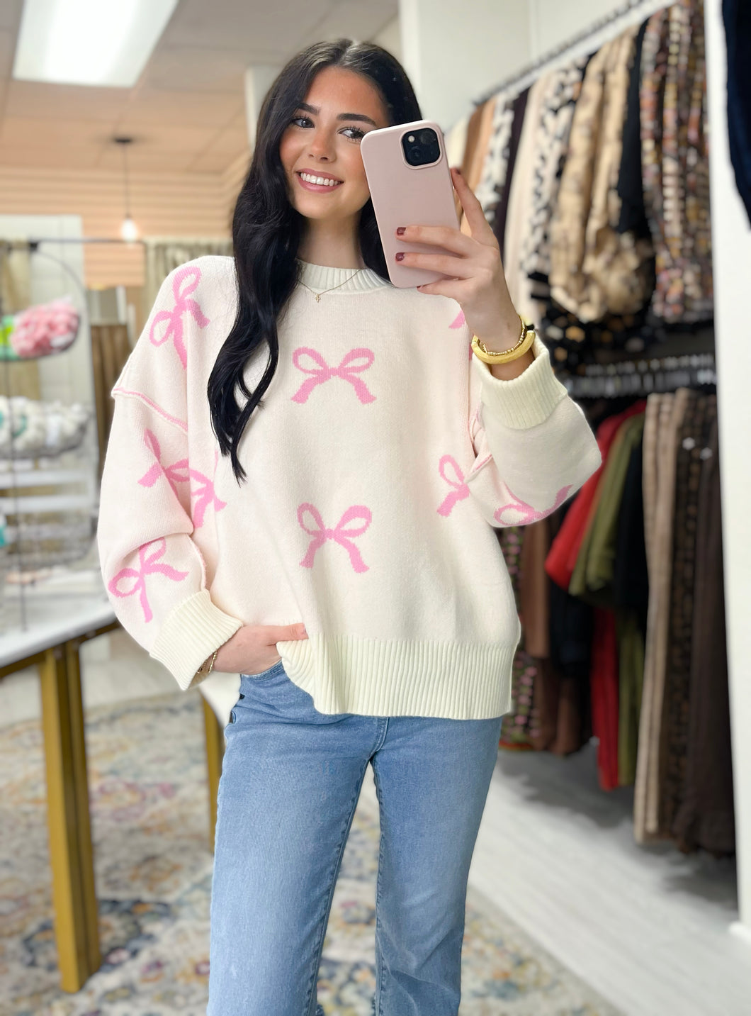 The Sweetheart Bow Sweater
