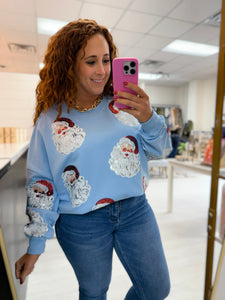 Santa Sparkle Sweatshirt