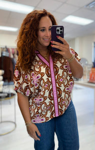 Retro Bloom Top