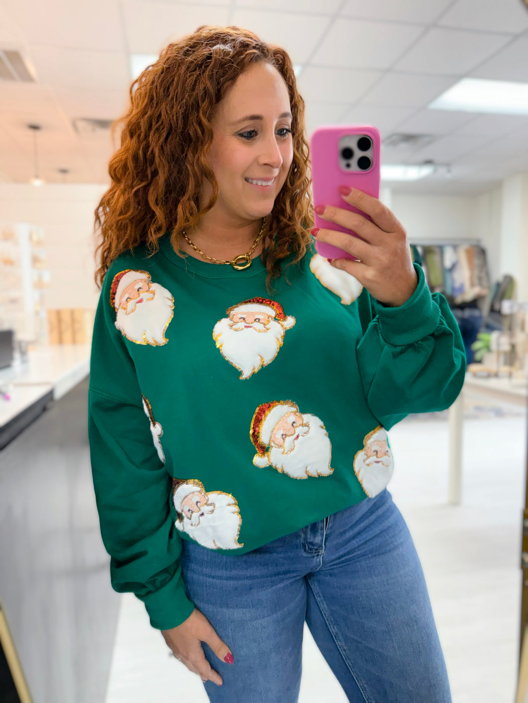 Santa Smiles Sweatshirt
