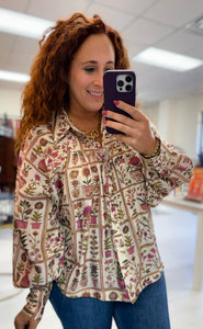 Botanical Charm Top