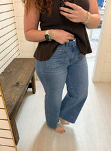 Load image into Gallery viewer, Vervet High Rise Crop Wide Leg Jeans