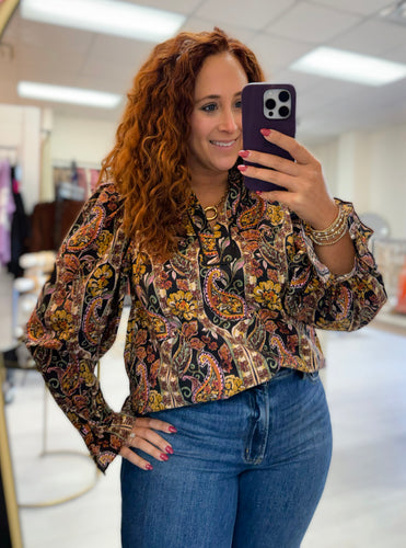 Boho Bloom Top
