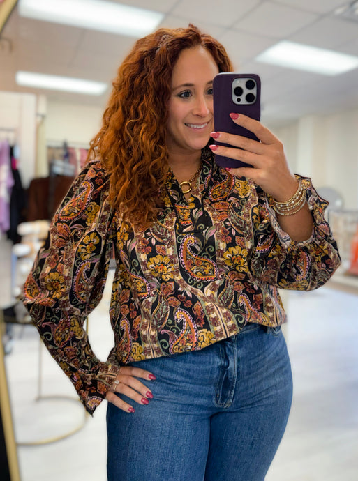 Boho Bloom Top