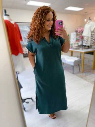 Short Sleeve Maxi Dress