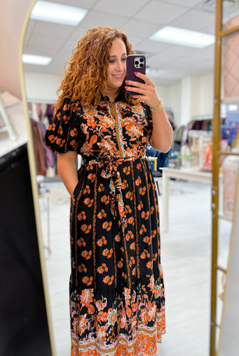 Midnight Marigold Dress