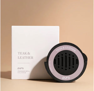 Pura Car Teak & Leather