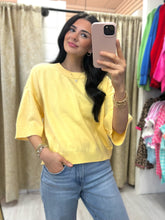 Load image into Gallery viewer, Color Crush Short Sleeve Knit Top