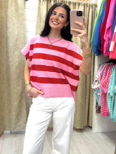 Load image into Gallery viewer, Easy Stripe Knit Top