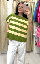 Load image into Gallery viewer, Easy Stripe Knit Top