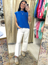 Load image into Gallery viewer, Vervet White High Rise Crop Wide Leg Jeans