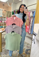 Load image into Gallery viewer, Effortlessly Cool Mock Neck Top