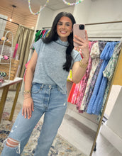 Load image into Gallery viewer, Effortlessly Cool Mock Neck Top