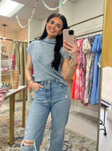 Load image into Gallery viewer, Effortlessly Cool Mock Neck Top