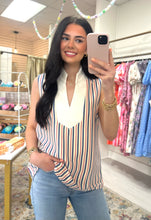 Load image into Gallery viewer, Americana Stripe Notch Tank