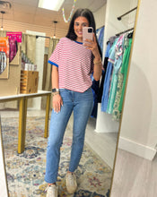 Load image into Gallery viewer, Vervet Melissa Mid Rise Crop Straight Jeans