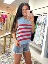 Load image into Gallery viewer, Coastal Pop Knit Tank