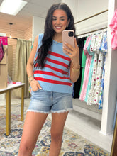 Load image into Gallery viewer, Coastal Pop Knit Tank