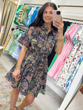 Load image into Gallery viewer, Wild Garden Peplum Dress
