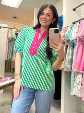 Load image into Gallery viewer, Sweet Pea Gingham Top