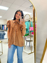 Load image into Gallery viewer, Mocha Darling Blouse