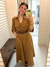 Load image into Gallery viewer, The Sutton Button-Up Dress