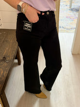 Load image into Gallery viewer, Risen high Rise Wide Leg Black Jeans