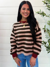Load image into Gallery viewer, The Aspen Stripe Knit Top