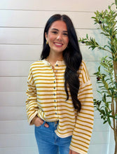 Load image into Gallery viewer, Mustard Stripe Sweater