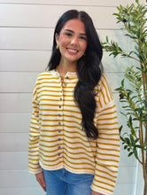 Load image into Gallery viewer, Mustard Stripe Sweater