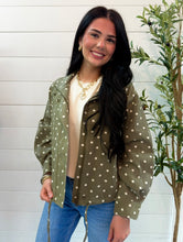 Load image into Gallery viewer, The Dottie Olive Jacket