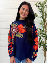Load image into Gallery viewer, Midnight Bloom Sweater